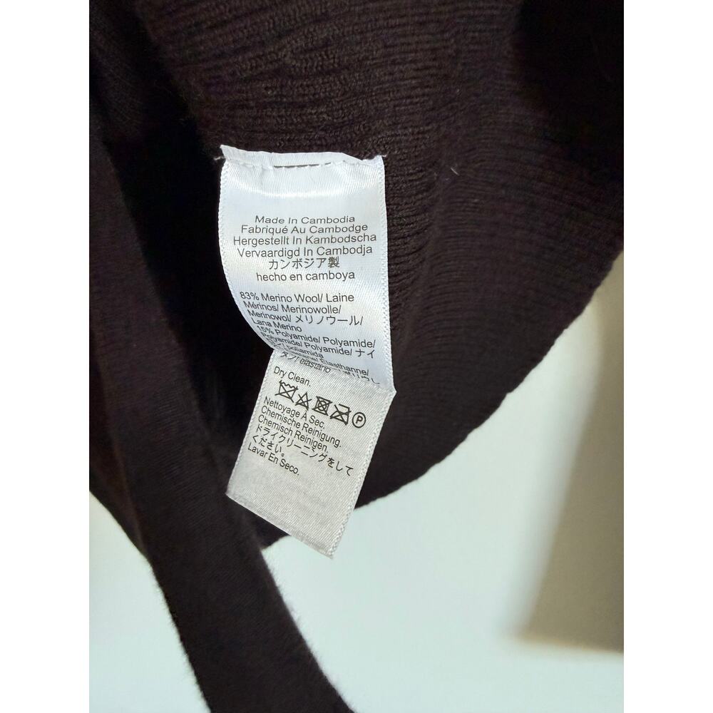 $138 Madewell Longline Cardigan Jacket in Merino Wool - Small - Brown - Picture 9 of 9